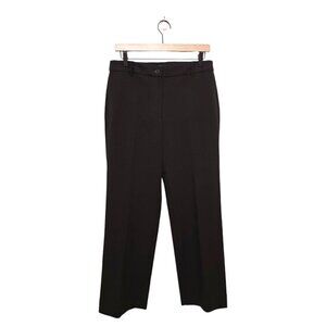 Talbots Heritage Fit High Rise Straight Leg Dress Pants in Coffee Bean Sz 6